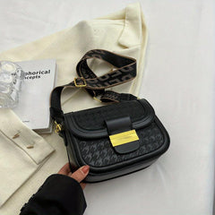 Vintage Crossbody Saddle Bag Retro Flap Shoulder Phone Bag