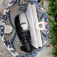 Ethnic Embroidered Canvas Hobo Bag Large Capacity Bohemian Crossbody Bag