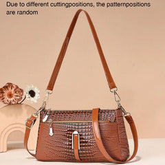 Crocodile Pattern Tote Bag Crossbody Bag Women's Handbag