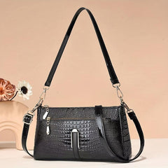 Crocodile Pattern Tote Bag Crossbody Bag Women's Handbag