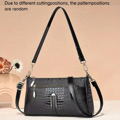 Crocodile Pattern Tote Bag Crossbody Bag Women's Handbag