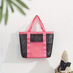 Mesh Travel Beach Bag Outdoor Sports Swimming Storage Bag