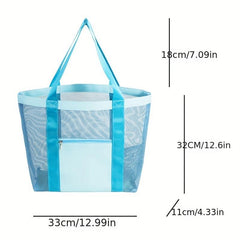 Mesh Travel Beach Bag Outdoor Sports Swimming Storage Bag