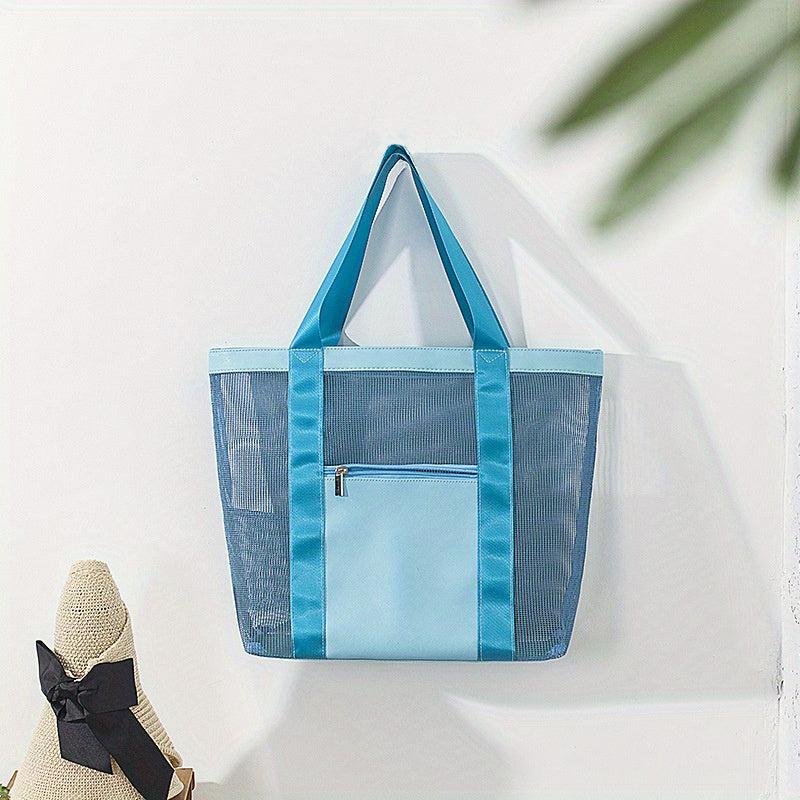 Mesh Travel Beach Bag Outdoor Sports Swimming Storage Bag
