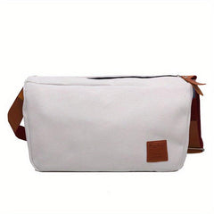 Casual Minimalist Crossbody Bag Colorful Strap Zipper Shoulder Bag