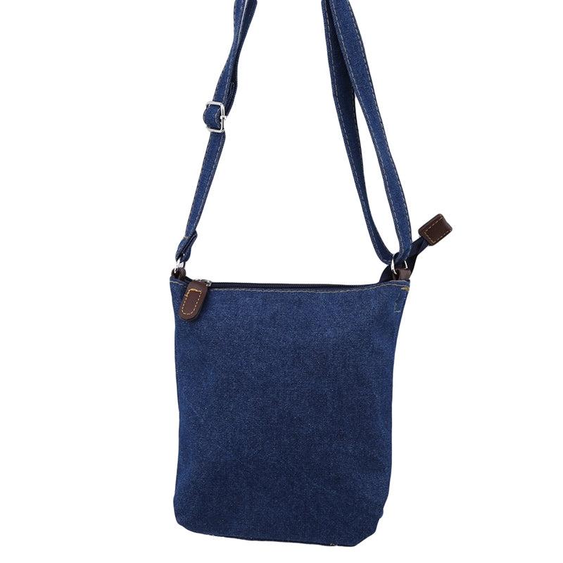 Retro Denim Shoulder Bag Crossbody Small Square Purse