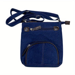 Retro Denim Shoulder Bag Crossbody Small Square Purse