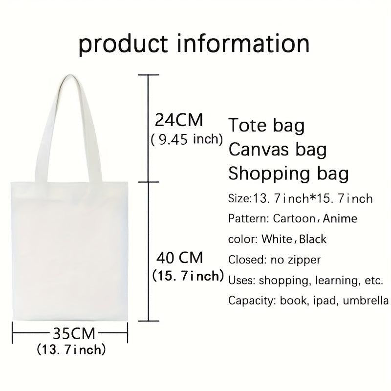Canvas Shoulder Bag for Daily Commuting and Hip Hop Concerts