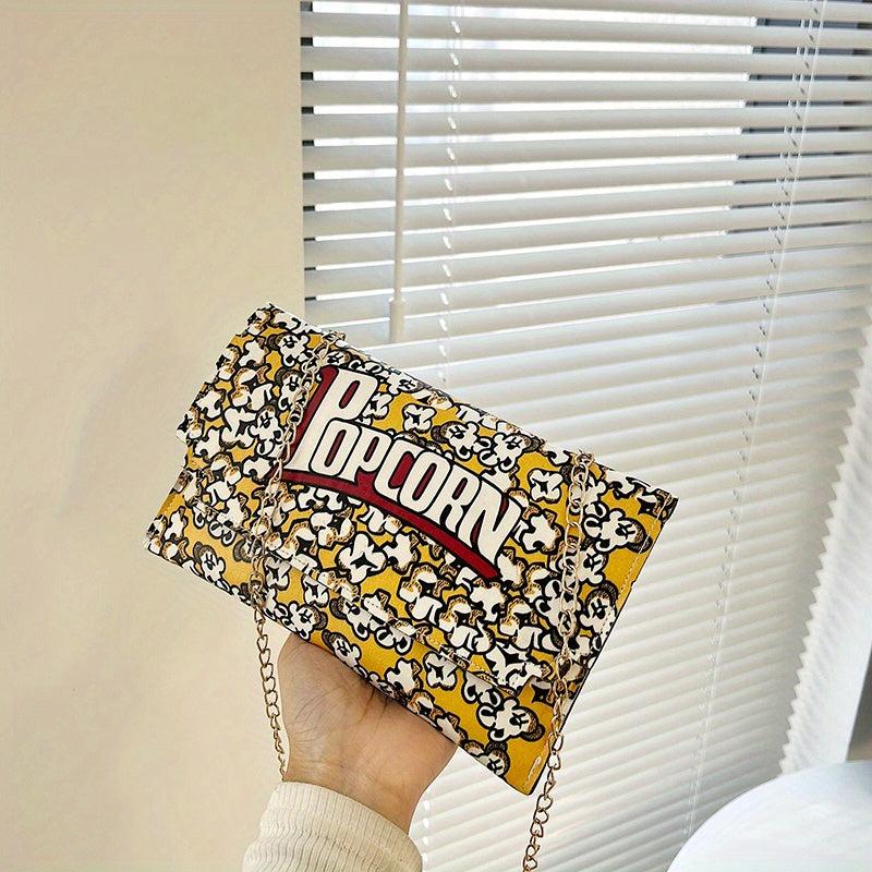Novelty Flap Shoulder Bag Metal Chain Crossbody