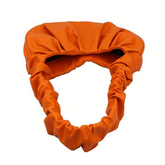 Stylish Pleated Underarm Bag PU Crescent Handbag