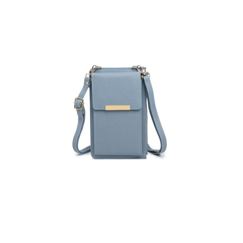 Solid Shoulder Bag All Match Zipper Coin Purse