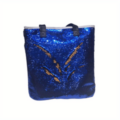 Mermaid Sequins Shoulder Bag Glitter Tote Bag Large Bling Travel Beach