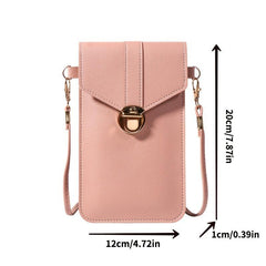 Mini Touch Screen Phone Bag Women's Crossbody Bag Flap Coin Purse