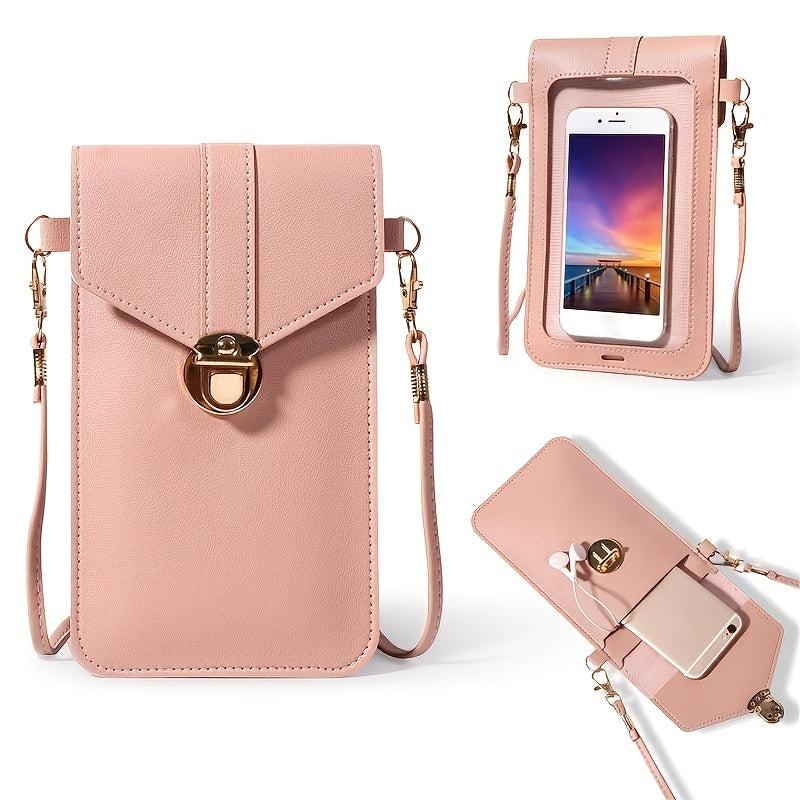 Mini Touch Screen Phone Bag Women's Crossbody Bag Flap Coin Purse