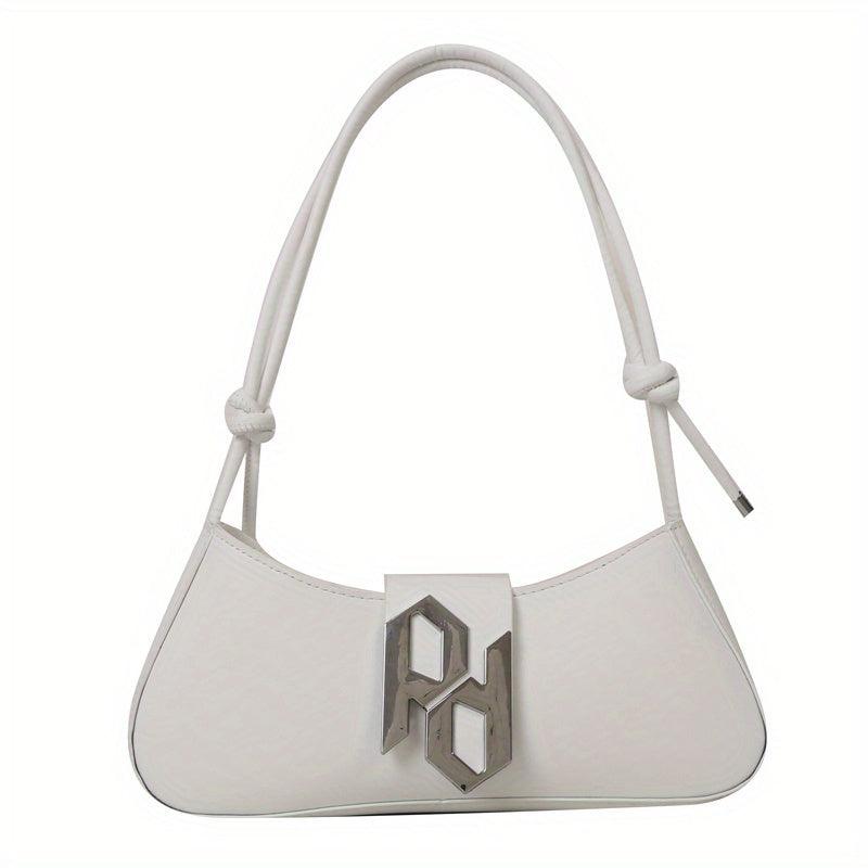 Stylish Pink PU Shoulder Bag for Women