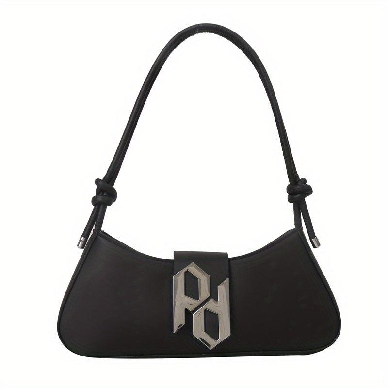 Stylish Pink PU Shoulder Bag for Women