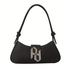 Stylish Pink PU Shoulder Bag for Women
