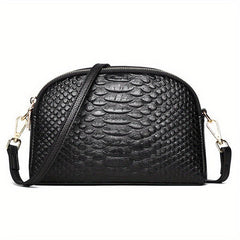 Snakeskin Crossbody Bag Clutch Phone Purse Zipper Shoulder Bag