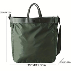 Large Capacity Nylon Duffle Bag Travel Shoulder Bag Weekender Tote Bag