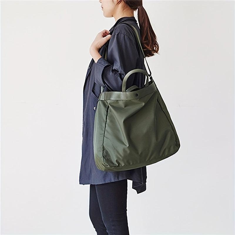 Large Capacity Nylon Duffle Bag Travel Shoulder Bag Weekender Tote Bag