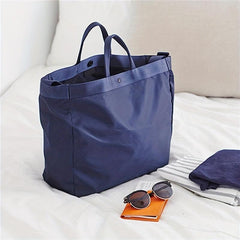 Large Capacity Nylon Duffle Bag Travel Shoulder Bag Weekender Tote Bag