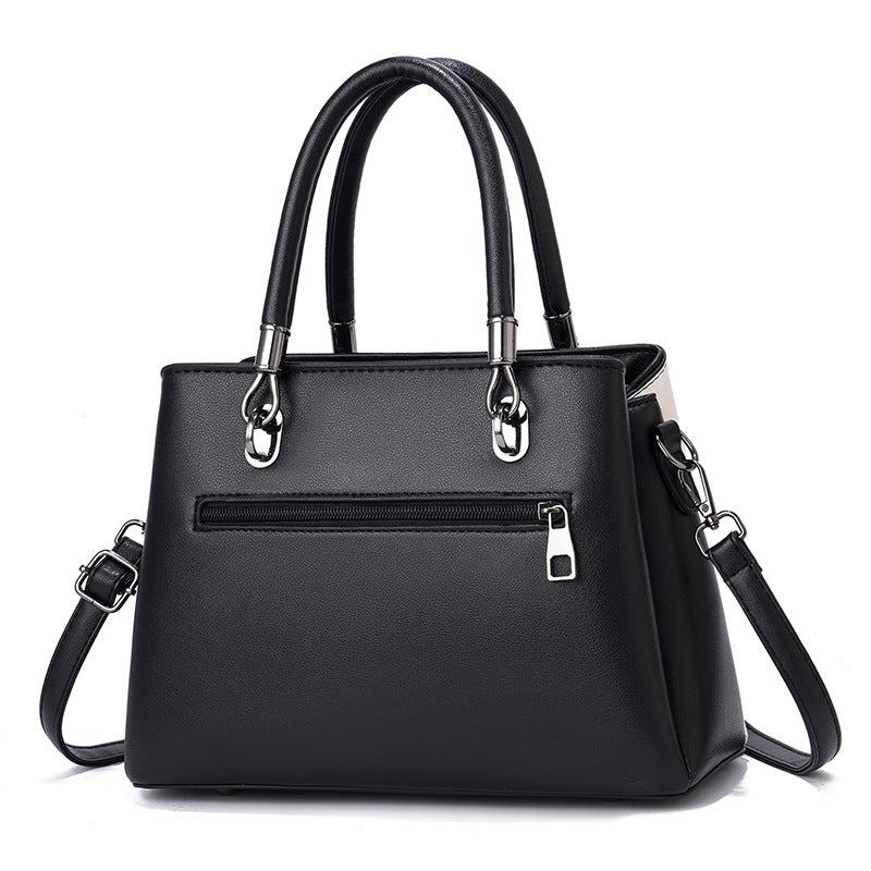 Embossed Pendant Decor PU Leather Shoulder Bag