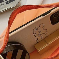 Transparent Jelly Shoulder Bag Underarm Purse for Travel Events Concert