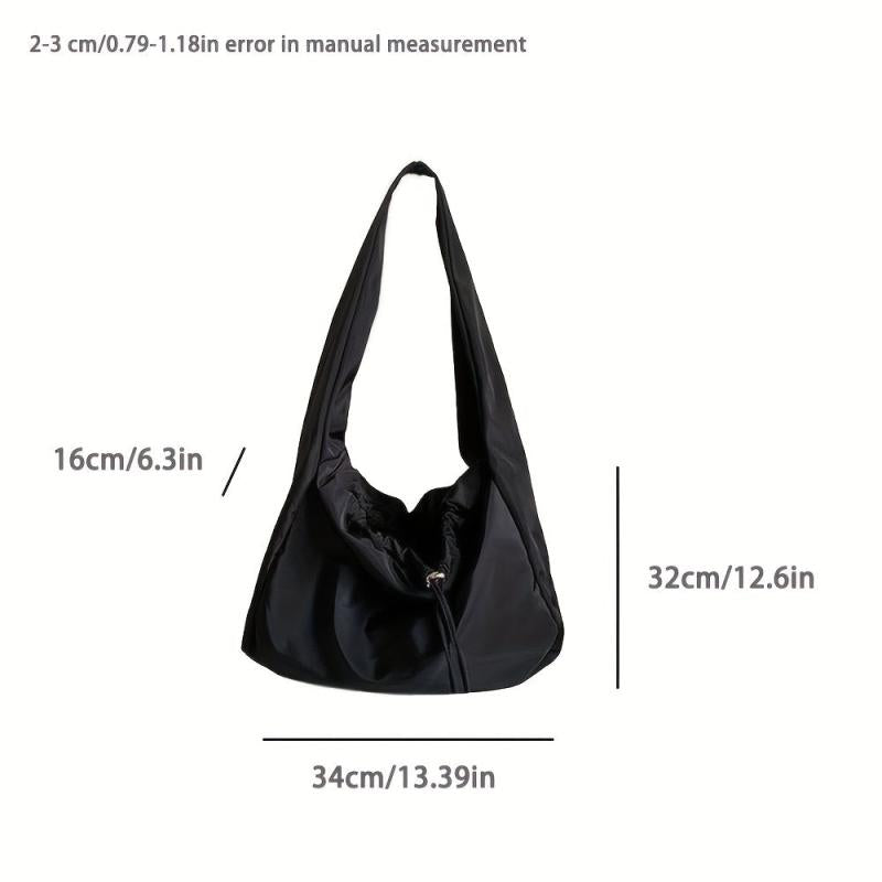 Nylon Drawstring Tote Bag Large Capacity Shopping Bag
