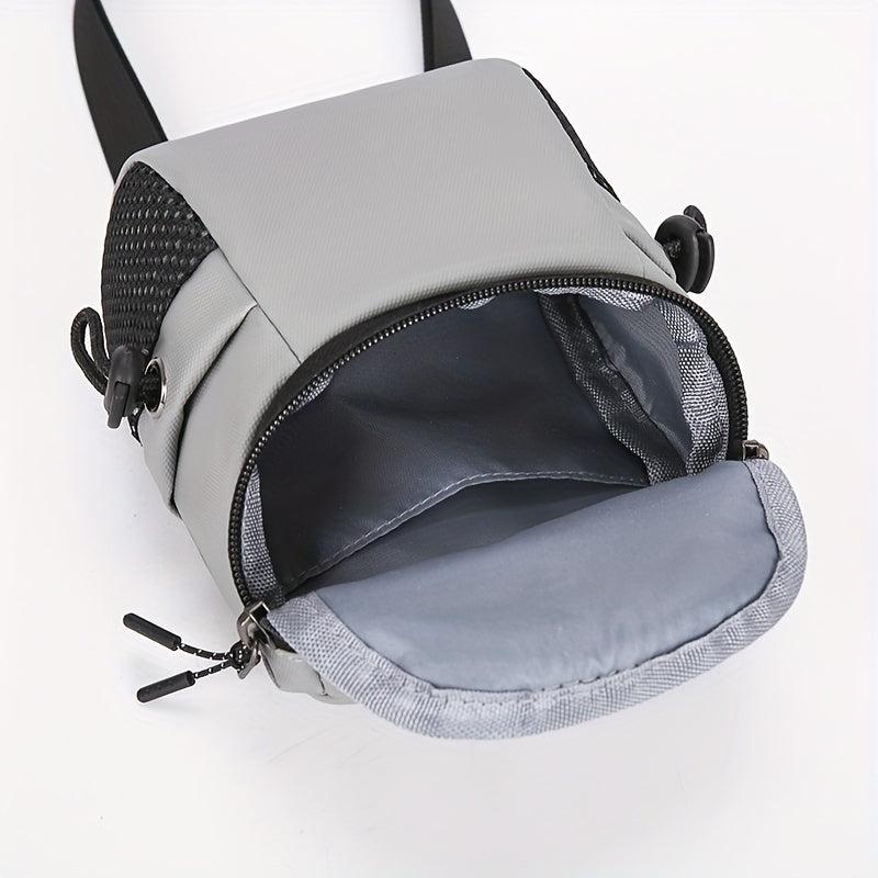 Casual Crossbody Bag Zipper Nylon Shoulder Bag