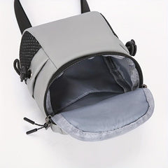 Casual Crossbody Bag Zipper Nylon Shoulder Bag
