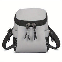 Casual Crossbody Bag Zipper Nylon Shoulder Bag