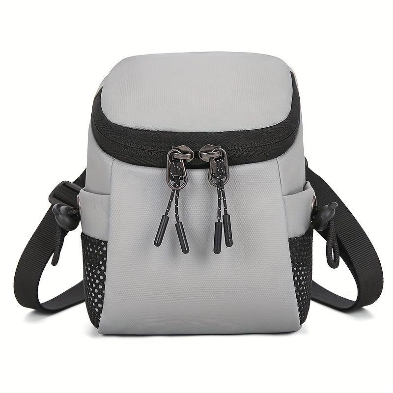 Casual Crossbody Bag Zipper Nylon Shoulder Bag