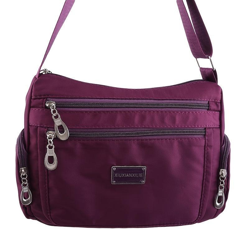 Waterproof Nylon Shoulder Bag Women's Crossbody Bag