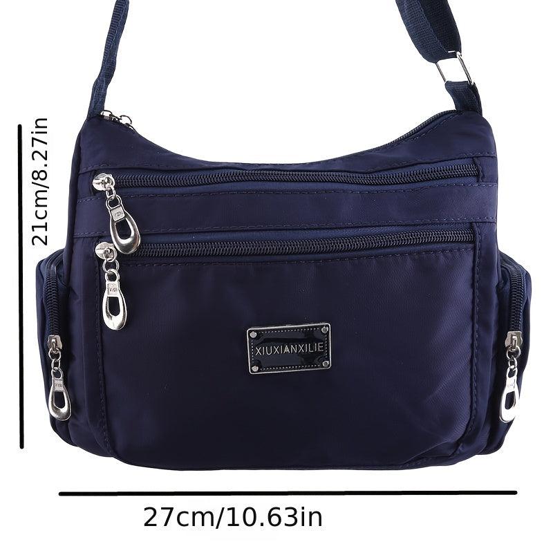 Waterproof Nylon Shoulder Bag Women's Crossbody Bag