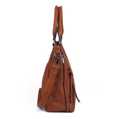 Vintage Leather Hobo Bag Crossbody Handbag for Work & Travel