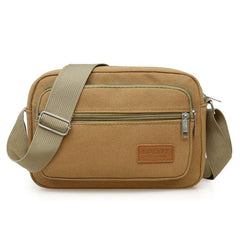 Multifunctional Square Bag Zipper Shoulder Purse for Outdoor