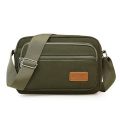 Multifunctional Square Bag Zipper Shoulder Purse for Outdoor