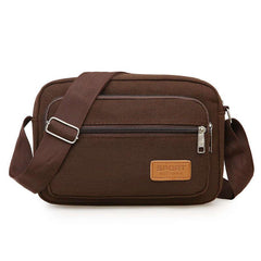 Multifunctional Square Bag Zipper Shoulder Purse for Outdoor