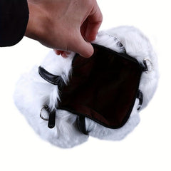 Y2K Fluffy Crossbody Bag Faux Fur Shoulder Purse