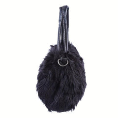 Y2K Fluffy Crossbody Bag Faux Fur Shoulder Purse