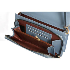 Minimalist Solid Square Shoulder Bag Flap Bag Crossbody Purse
