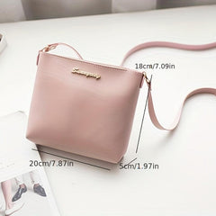 Minimalist PU Crossbody Bag Women's Handbag & Phone Purse
