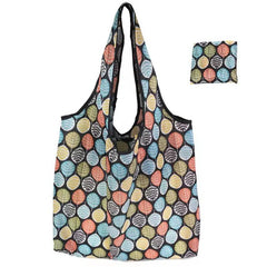 Large Capacity Printed Tote Bag Lightweight Foldable Shopping Bag