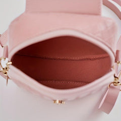 Minimalist Braided Shoulder Bag Zipper Phone Coin Purse