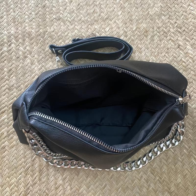 Vegan Crossbody Bag PU Shoulder Bag Women's Casual Hobo Purse