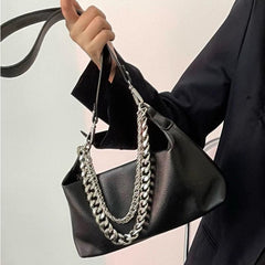 Vegan Crossbody Bag PU Shoulder Bag Women's Casual Hobo Purse