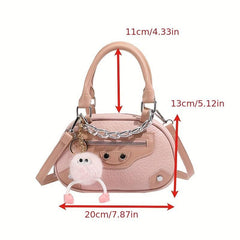 Niche Boston Satchel Bag Women's Chain Handbag