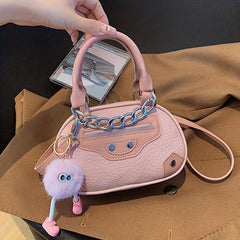 Niche Boston Satchel Bag Women's Chain Handbag