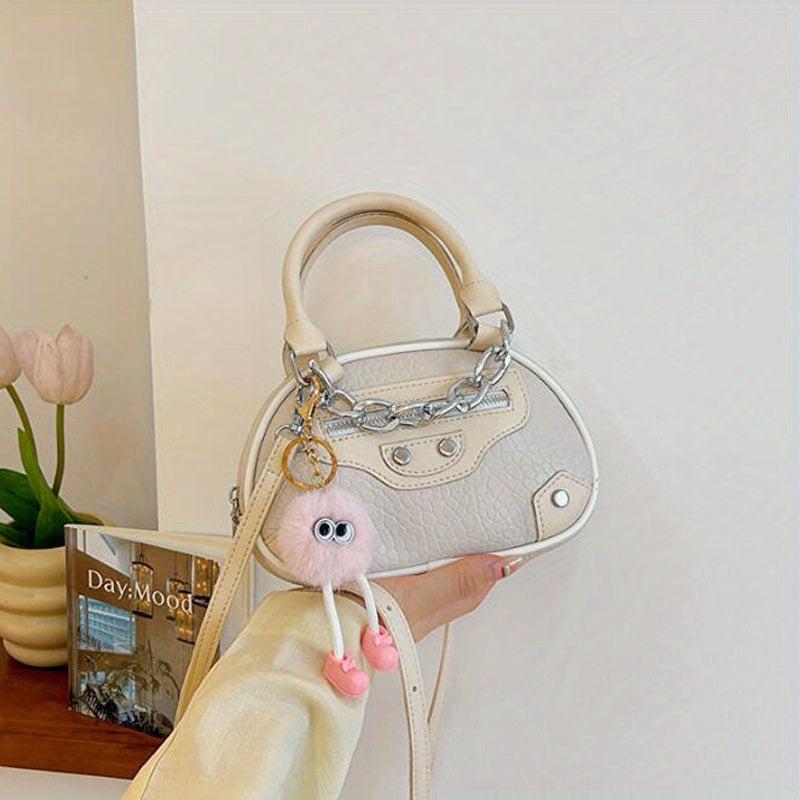 Niche Boston Satchel Bag Women's Chain Handbag