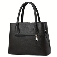 Large Capacity Tote Bag PU Leather Shoulder Bag